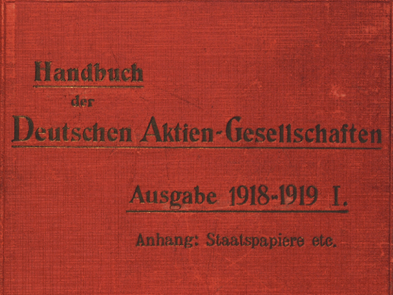 Handbuch der deutschen Aktiengesellschaften